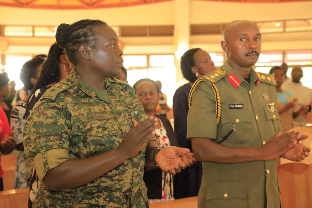 This evening we joined Uganda Police Force and other Christians at Munyonyo Basilica in a novena and mass in preparation for Uganda Martyrs day. Today is the day of St Pontiano Ngondwe the patron of security forces. The mass was animated by security forces.