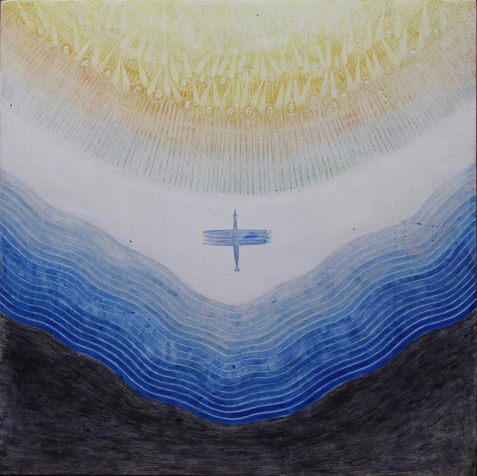 First Day of Creation (2017) by Natalya Rusetska (Ukrainian, 1984–),
#DivinityArrived #soulfulart #artandfaith #apaintingeveryday
#LoveCameDown #betweenstories #KyrieEleison #prayers #inthebeginning #creation Info found on Thunderstruck.org in comments. 1/2