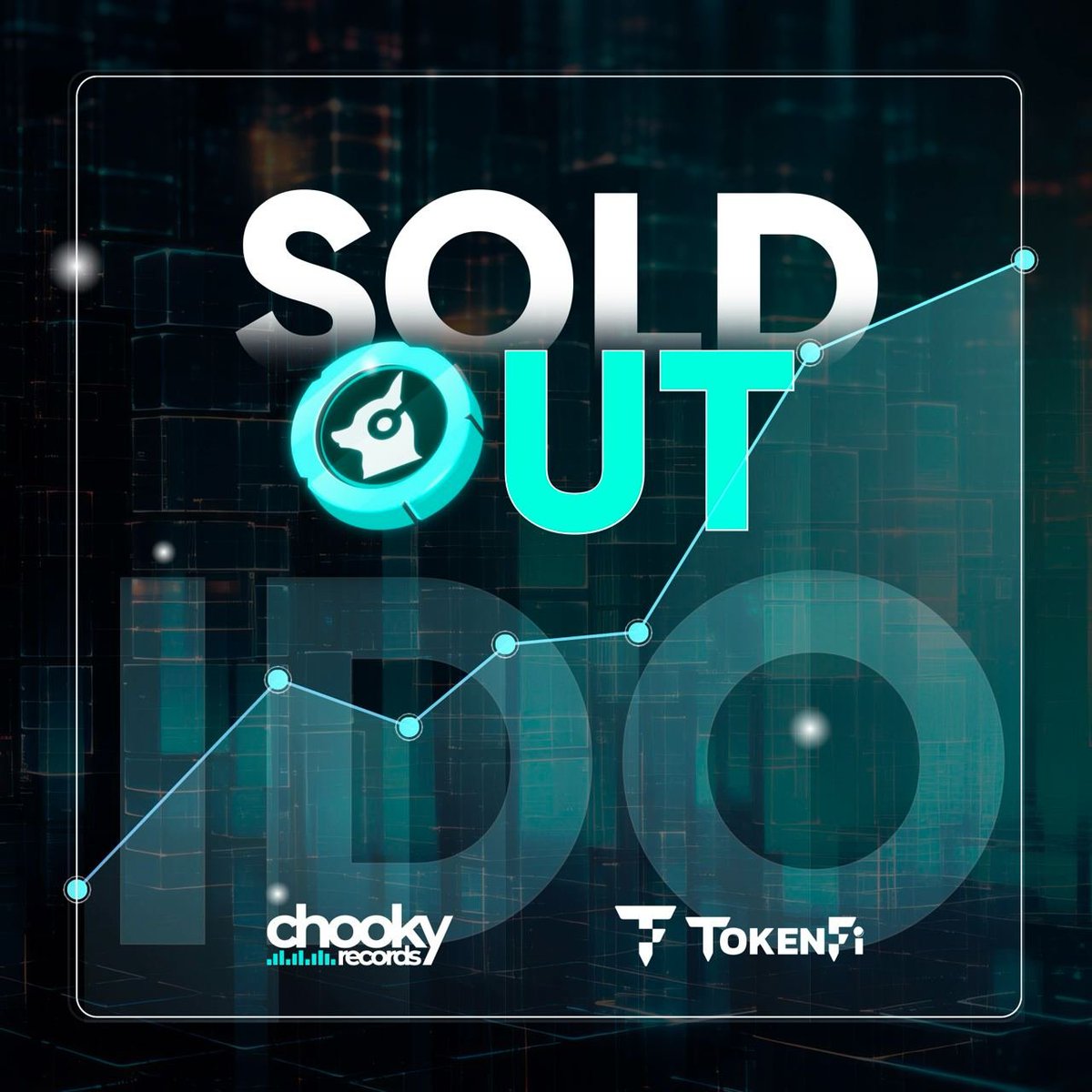 SOLD OUT! We’ve hit our $500k goal for $CHOO on the @tokenfi launchpad in just 3 hours! Thank you to our incredible community for the overwhelming support!