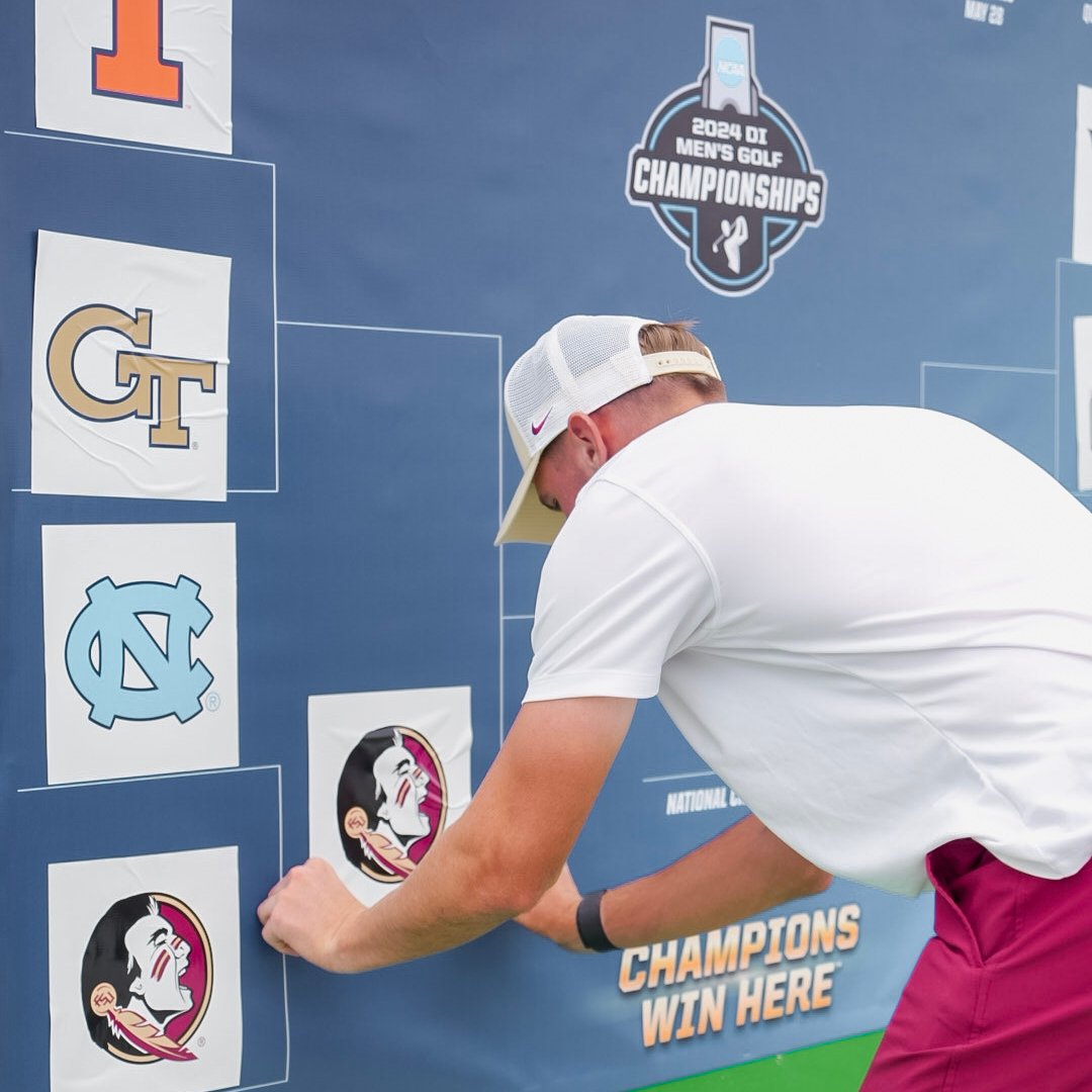 🍢 ⛳ 🍢 Go @FSUGolf Go! 🍢 ⛳ 🍢 

The 'Noles and Georgia Tech face off for a spot in the #NCAAGolf National Championship starting at 4:15 PM EDT today.

Follow on Golfstat.com 

@GolfChannel LIVE coverage runs from 6-10 PM EDT.

#GoNoles #OneTribe #FSU #MyNolePass