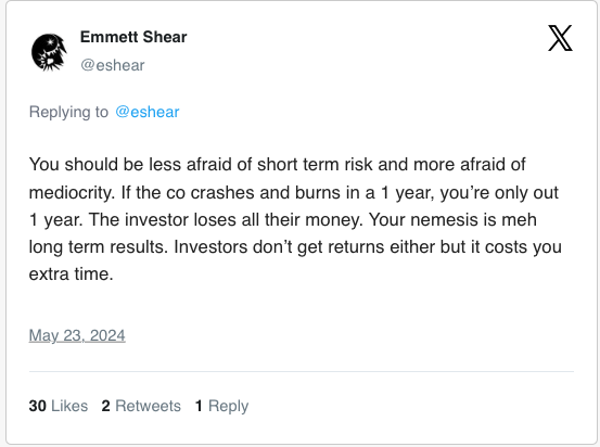One of the best tweets I've read in a long time. h/t @ShaanVP for the find