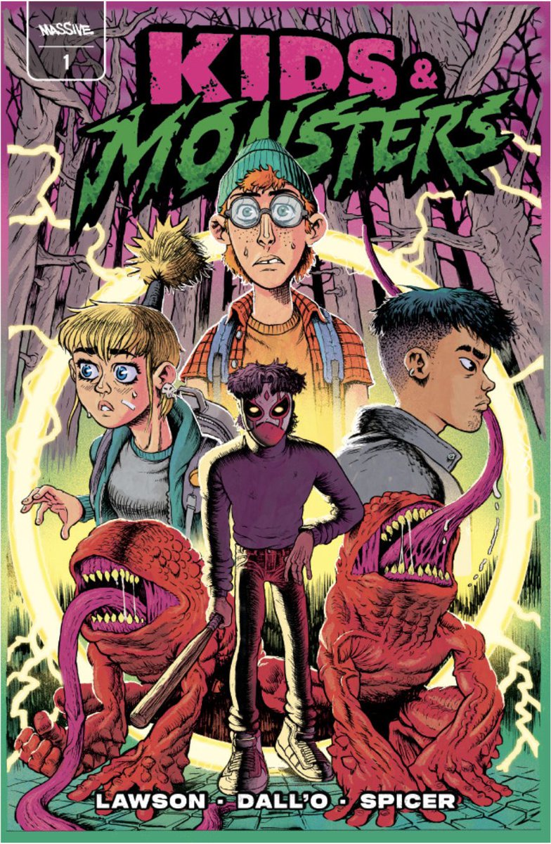 Adam Lawson (@giftedrebelsco) on Twitter photo I am so happy to share that KIDS & MONSTERS will be in your #LCS this August. From crowdfunding to retail. Check the incredible cover by <a href="/JakeSmithArt/">Jake Smith</a> Pre-order it now through the <a href="/Massivepublish/">Massive Publishing</a> website...
bit.ly/KMPREORDER <a href="/KevinRoditeli/">Kevin Roditeli</a> @maxidalloart I am so happy to share that KIDS & MONSTERS will be in your #LCS this August. From crowdfunding to retail. Check the incredible cover by <a href="/JakeSmithArt/">Jake Smith</a> Pre-order it now through the <a href="/Massivepublish/">Massive Publishing</a> website...
bit.ly/KMPREORDER <a href="/KevinRoditeli/">Kevin Roditeli</a> @maxidalloart