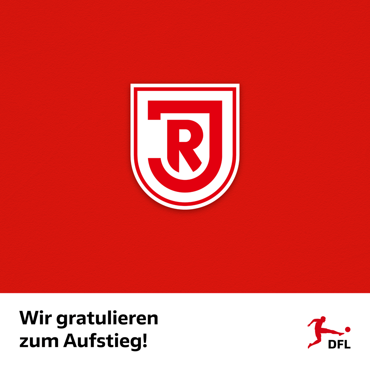 Herzlichen Glückwunsch zum Aufstieg in die 2. Bundesliga, @SSVJAHN! Die #DFL gratuliert dem SSV Jahn #Regensburg zur Rückkehr in die zweithöchste deutsche Spielklasse ➡️ dfl.de/de/aktuelles/g…
