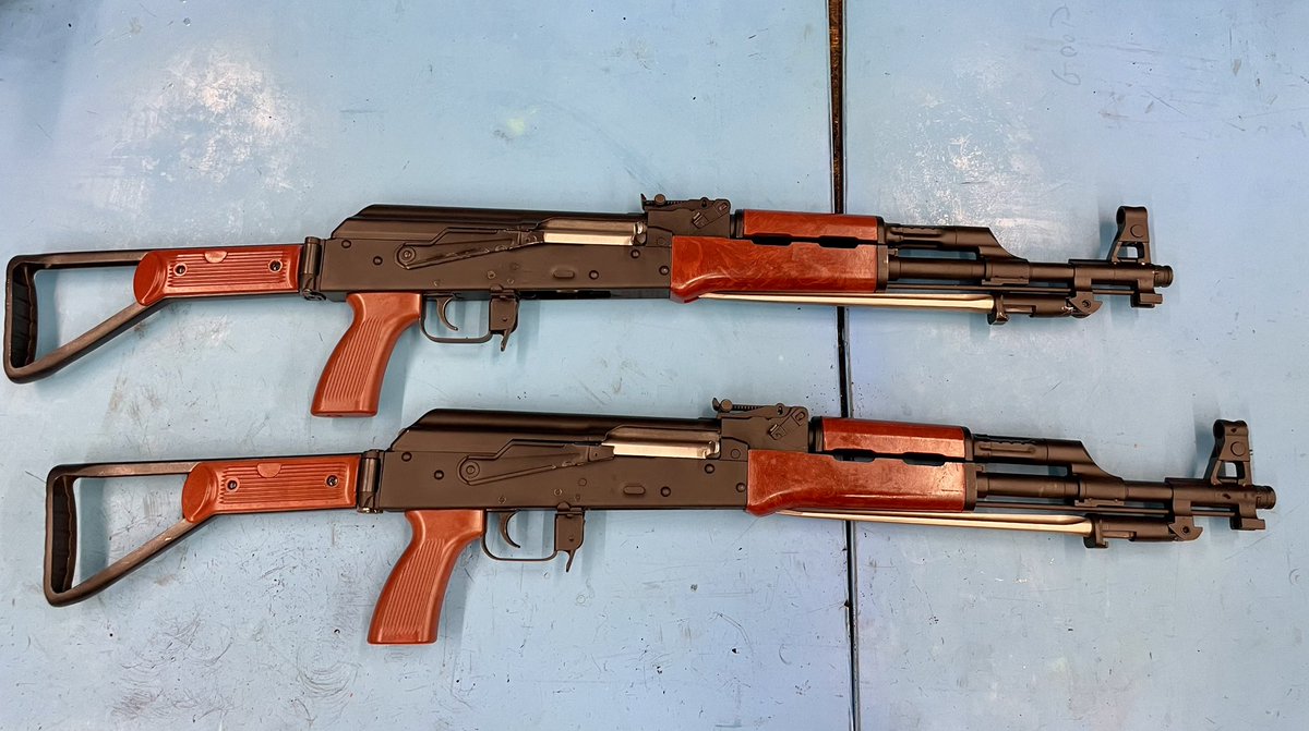 BFVegas's tweet image. We’re putting two CCP’ed PSA  “Spiker’s” on the line for both weapons recognition and guests who like the authentic looks. The furniture sets weren’t cheap but better than the alternative. #Type56 #Spiker #PalmettoState