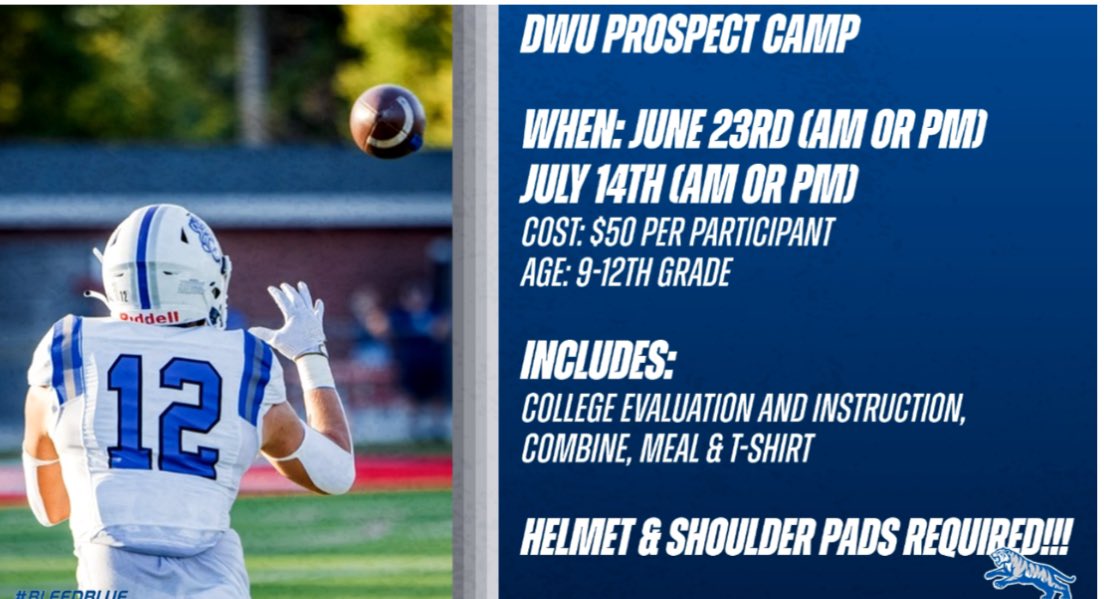 TyPatterson27's tweet photo. Thank you for the camp invite! @CoachMasonFrost @6starfootballMO @WOWKCfootball @GSV_STL https://t.co/TfVN96zXjT