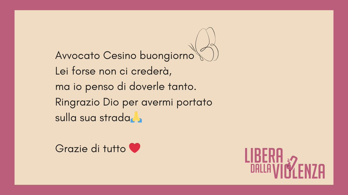 Liberadv's tweet photo. ✨La strada di “Libera dalla violenza” è fatta di ascolto, di accoglienza, di cammino verso la rinascita e la libertà.

Rendi questa strada percorribile ad altre persone che desiderano liberarsi da situazioni di violenza.

Scrivi 90092870634 nella dichiarazione fiscale

Grazie 🌷 https://t.co/ltqJt6IHbq