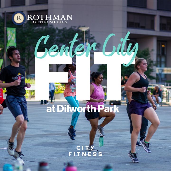 Center City Fit is tonight at Dilworth Park from 6pm-7pm! Join us for some evening Zumba in this wonderful weather after a long holiday weekend. Learn More: bit.ly/4bCqHDp @ccdphila