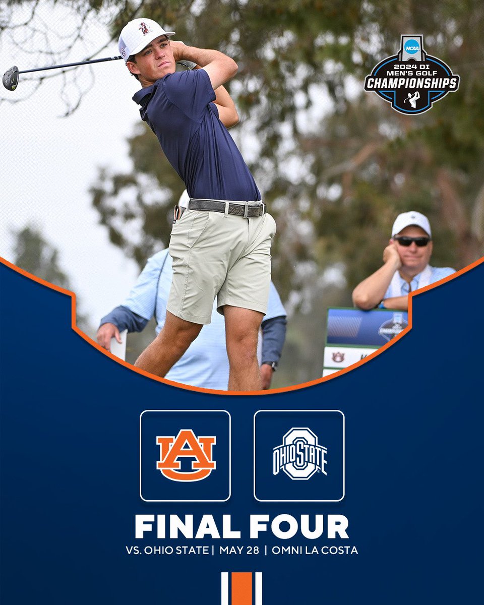 AuburnMGolf's tweet photo. Bring on the Buckeyes 🔜

#WarEagle https://t.co/3JNiun1FN1