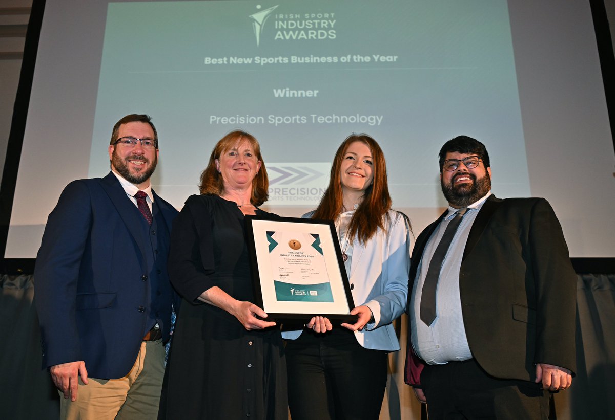 ⚡️Best New Sports Business of the Year presented by <a href="/sportireland/">Sport Ireland</a> ⚡️

This award goes to Galway based start - up @PrecisionSpTech 

A massive congratulations!

<a href="/GalwayChamber/">Galway Chamber</a> <a href="/gbayfm/">Galway Bay FM</a> <a href="/CTribune/">Connacht/CityTribune</a>