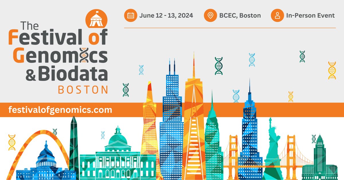 With 2,000 attendees, 7 theatres of content and 160+ speakers there's something for everyone at The Festival of Genomics & Biodata in Boston. Head over to the website to see what's being discussed and who's speaking: hubs.la/Q02yw1Nw0 #FOGBoston