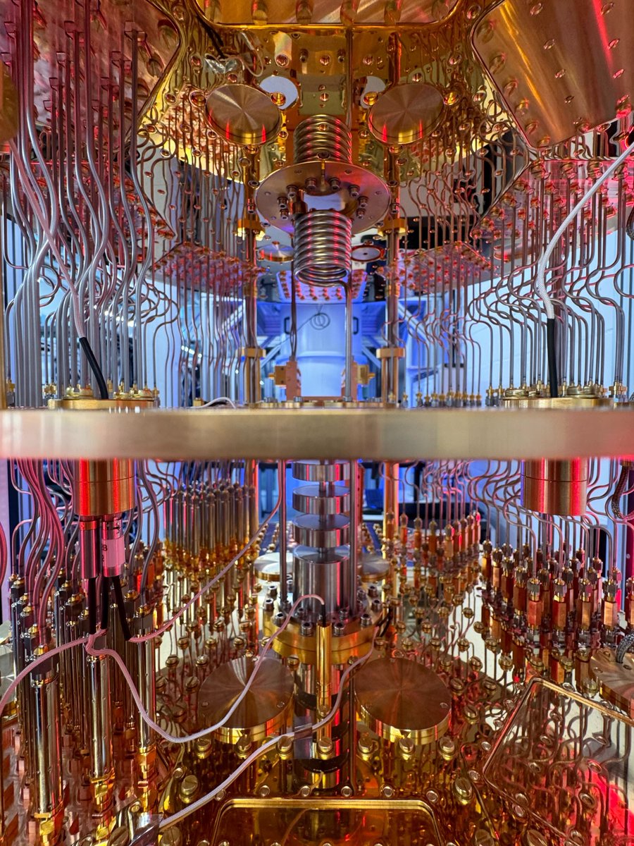 Cool photo! Anything you recognize in the photo. Taken at the @ETH_en - @psich_en #Quantum Computing Hub.