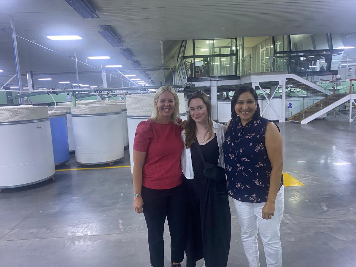 Last week, @BeffRae & Chelsea Murtha traveled to Guatemala to strengthen trade and sustainability for apparel and footwear sourcing in the region, attending #Vestex2024 during #WorldTradeMonth