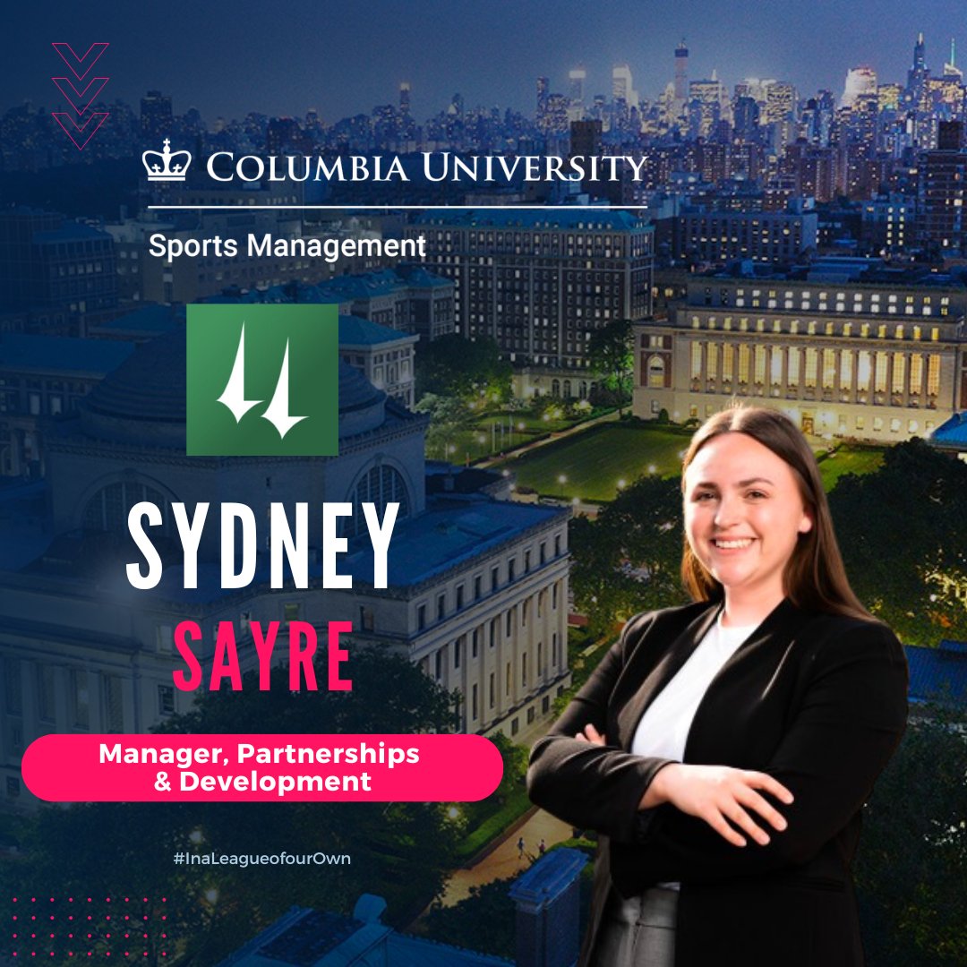 Student Highlight❗

Sydney Buyher-Sayre, SPS '25, just started a new position as Manager of Partnerships and Development at Churchill Downs Racetrack.  

#YourStory #InaLeagueofOurOwn #ColumbiaUniversity #SportsManagement #sportsbiz