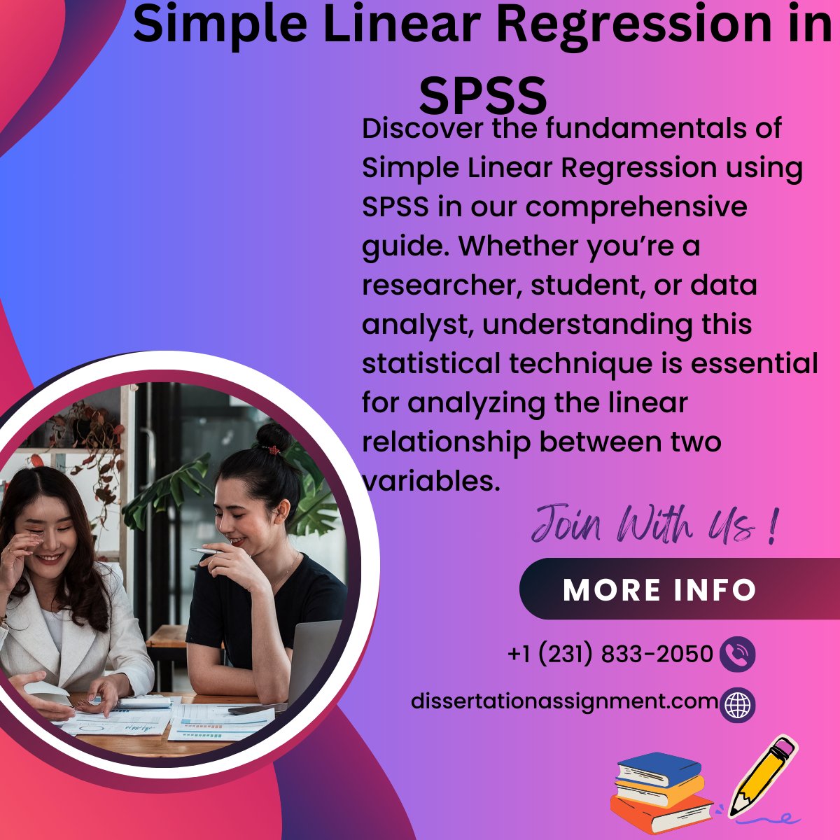 Simple Linear Regression in SPSS
#SimpleLinearRegressioninSPSS
#SimpleLinearRegressionSPSS
#SimpleLinearRegression
#LinearRegressioninSPSS 
#LinearRegressionSPSS
#SimpleLinearinSPSS
#SimpleLinearSPSS
WhatsApp Link:wa.link/r8suly
Order Now: dissertationassignment.com/simple-linear-…