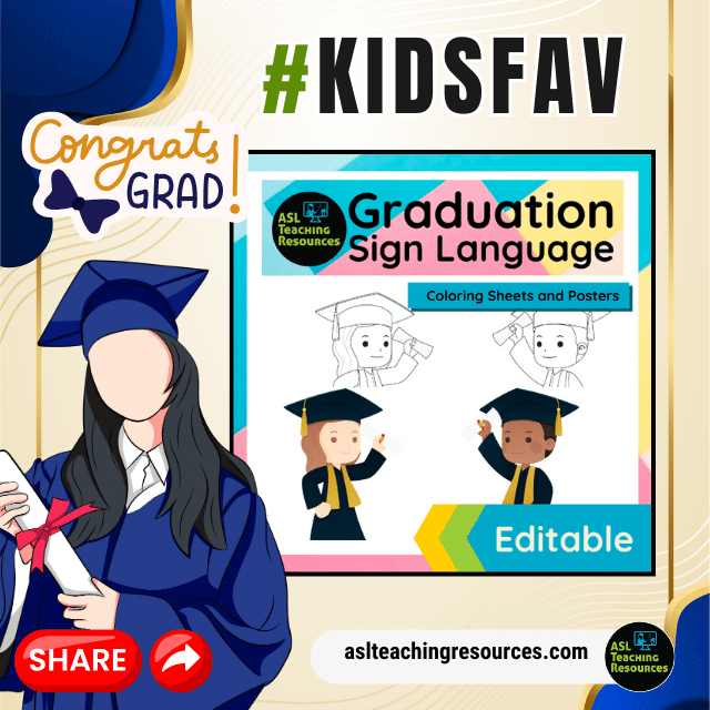 🎉 Cheers to the graduates! Make their special day even brighter with our ASL posters and coloring pages pack. i.mtr.cool/jzgagituko #Graduation #ASL #CelebrateProgress #graduate #schooladvancement #aslposters #coloring #aslteachingresources