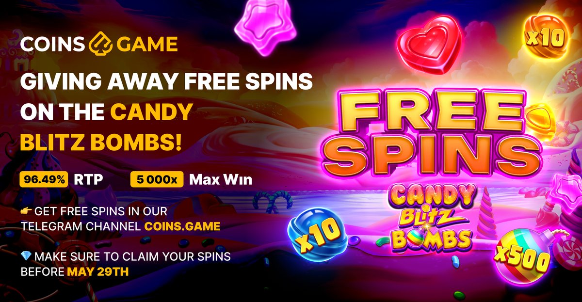🎉GET FREE SPINS AND A $5 PROMO CODE🎉

GET FREE SPINS👉 bit.ly/3UYEtcw
GIVEAWAY: ✅ Just RT & Like, and Follow for a chance to win $5!

🎁 We'll pick 15 lucky winners at random on 📅May 30 and each will receive a $5 promo code