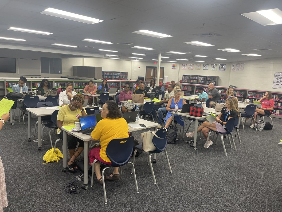 It was a successful first day of pre-planning with the Dickerson SLQ teachers! We’re so excited to meet our students next week! <a href="/CobbSchools/">Cobb County Schools</a>