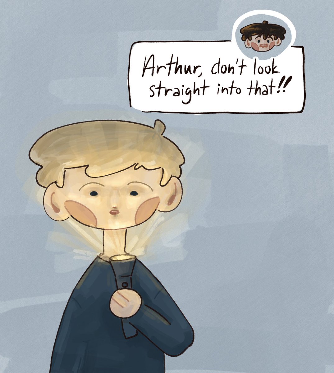 arthur hasn’t quite been able to grasp the whole modern lights hurting your eyes if you look straight into them thing 
#bbcmerlin #merlin #merthur