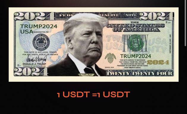 cloudofadegen's tweet photo. It‘s time to show the world that $USDT is the best CTO.

I am pretty sure that it‘s just a matter of time once $MAGA &amp; $BTC whales going to ape.

$TRUMP is the new $ELON of this cycle.

CA:
0xaD73CbeE67Cb402488072d2444D58441b607Ec8F https://t.co/quq5XkXexT