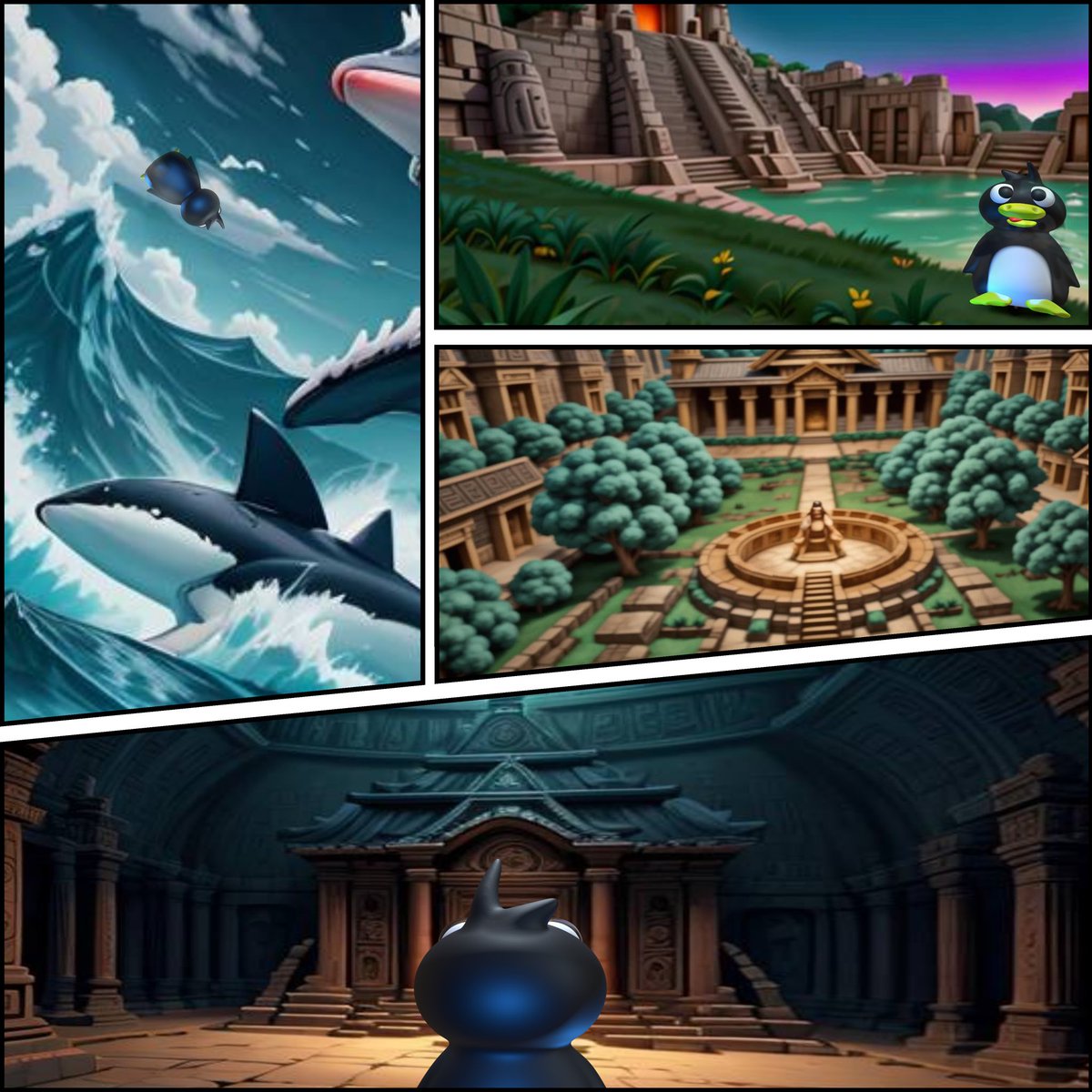 🐧Percy’s Quest Comics📖 

Each NG Quest pass holder will also receive a super rare comic strip 

We are dropping a comic strip for each quest &amp; adventure 

There will also be an airdrop for holders of pass 1 &amp; 2 👀

Created by Cubedrop &amp; Psyber Games 
⬇️ 
niftyisland.com/item/polygon/0…