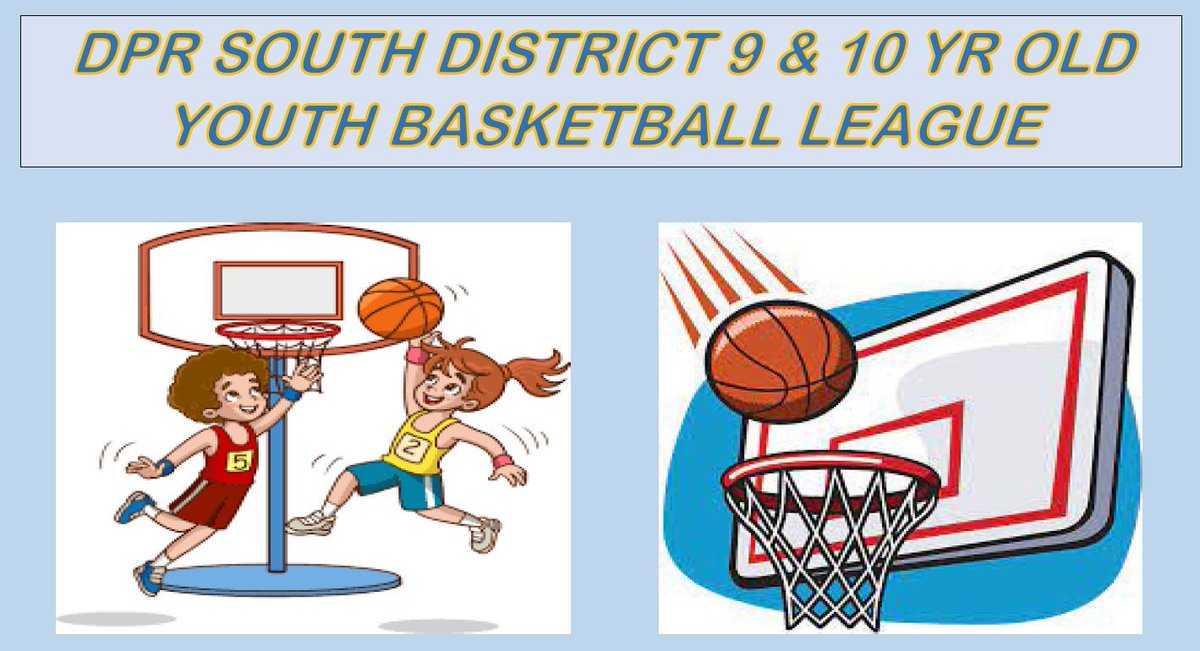 DPR South District 9 and 10-Year Old Youth Basketball League dlvr.it/T7Whgs