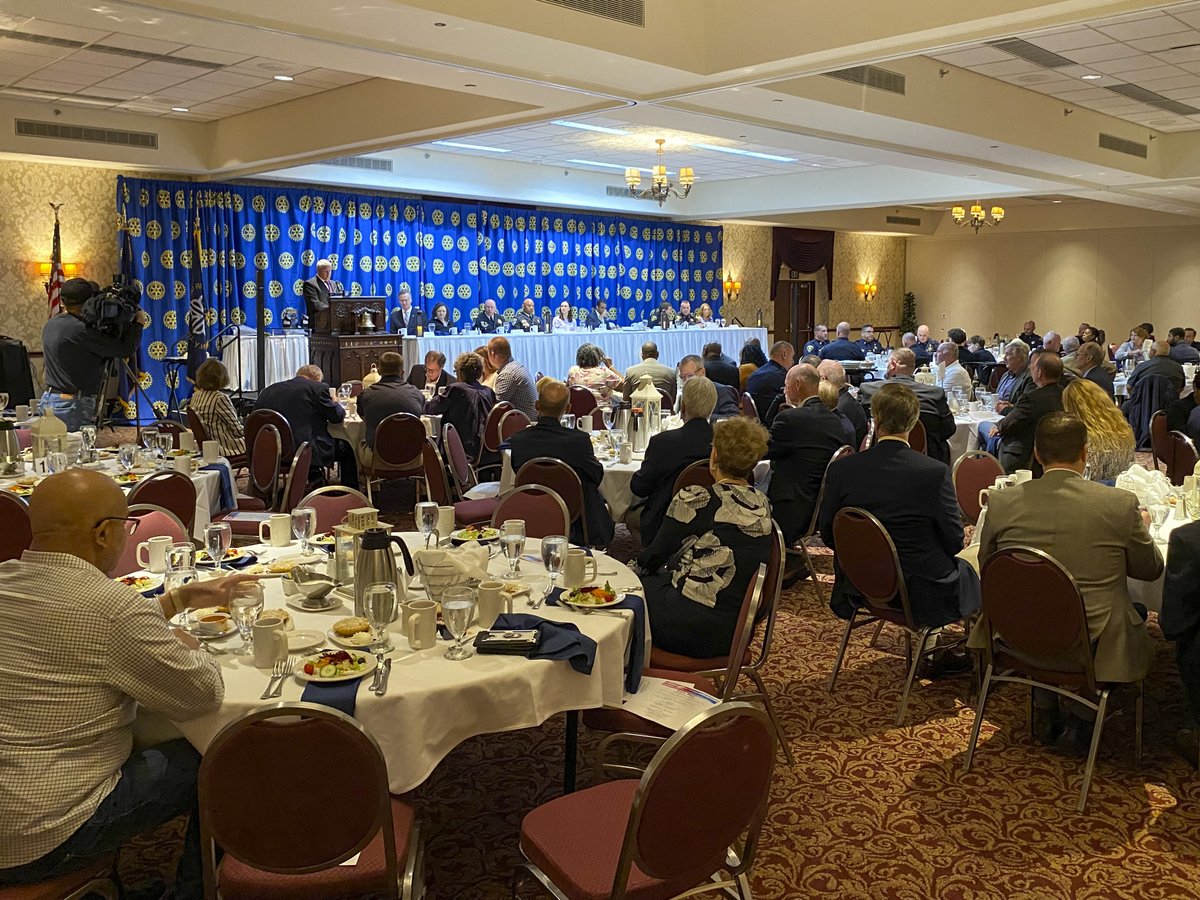 The <a href="/RochesterRotary/">Rochester Rotary, NY</a> selected 2 incredibly deserving officers to honor at their Annual Law Day. Congrats to Lt. Bing Reaves with <a href="/RochesterNYPD/">Rochester NY Police</a> &amp; <a href="/Monroesheriffny/">Monroe County Sheriff’s Office</a> Deputy Todd Thurston. Thank you for your service and to every member of law enforcement who keeps our community safe.