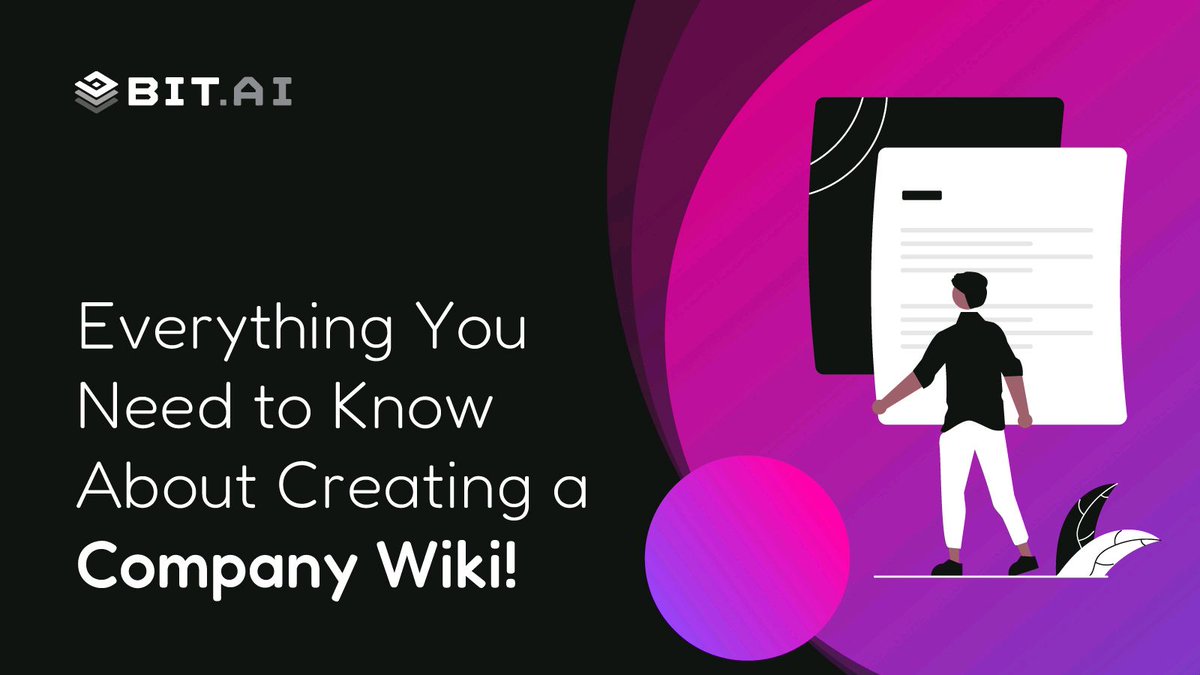 Ready to create a smart company wiki? 🏢💡Unlock the secrets with Bit.ai's comprehensive guide.
buff.ly/3WDM6Wa 

#CompanyWiki #KnowledgeManagement #EmployeeTraining