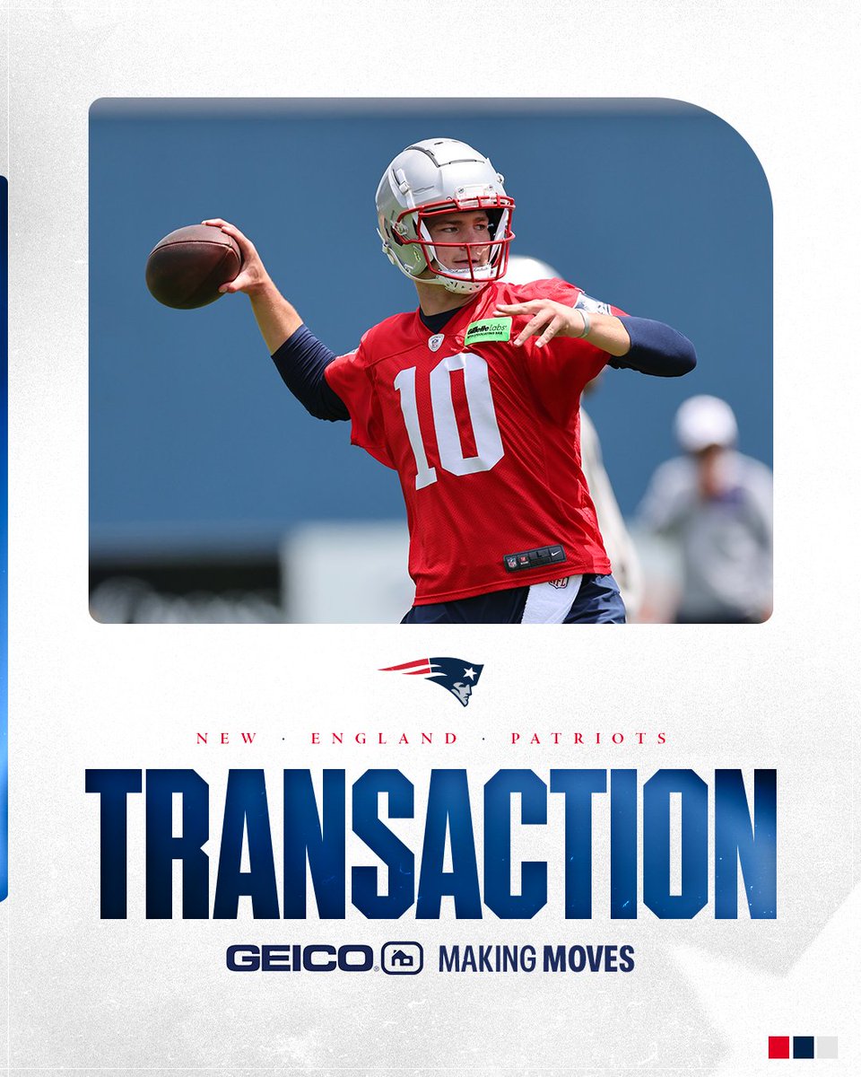 Patriots sign 2024 first-round draft pick QB Drake Maye: bit.ly/4aK2V7b