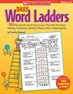 WORD LADDER WEDNESDAY! This is my last WLW for this school year. June 1 is “Say Something Nice Day.” Today’s word ladder asks all of us to say something nice. So, thank you teachers for all that you have done this past year to help kids learn to love words & word learning!