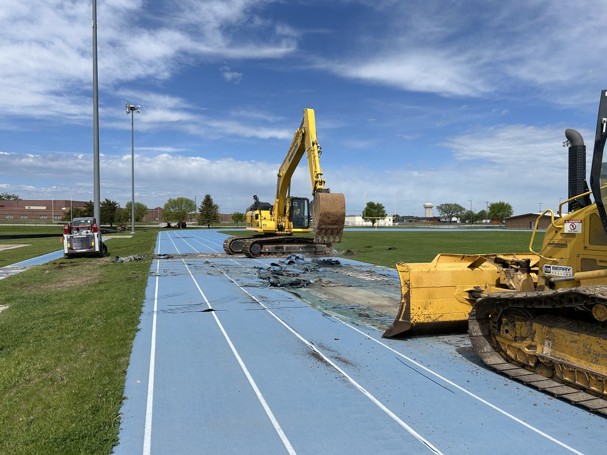 Off and running at Douglas High School! 

The school year is wrapping up, but we’re just getting started. Honored to help Douglas SD faculty and staff celebrate another successful school year by breaking ground on their new track and field!