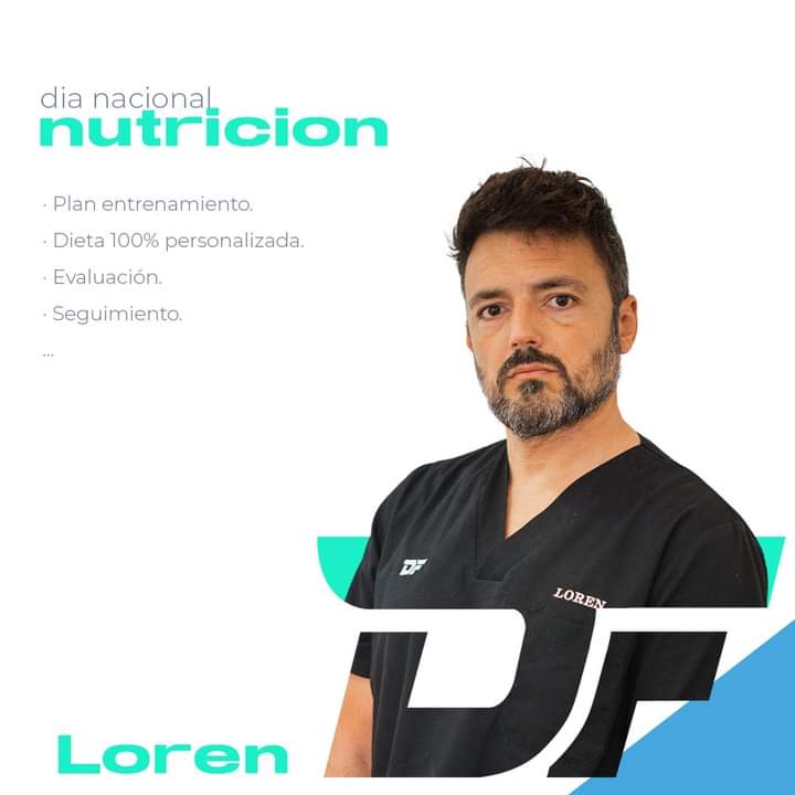 En David Fisio,sabemos que una buena nutrición es clave para la salud. Por eso,contamos con el mejor: nuestro nutricionista Loren.Es un profesional excepcional, dedicado a ofrecer planes alimenticios personalizados que te ayudarán a alcanzar tus objetivos de salud.