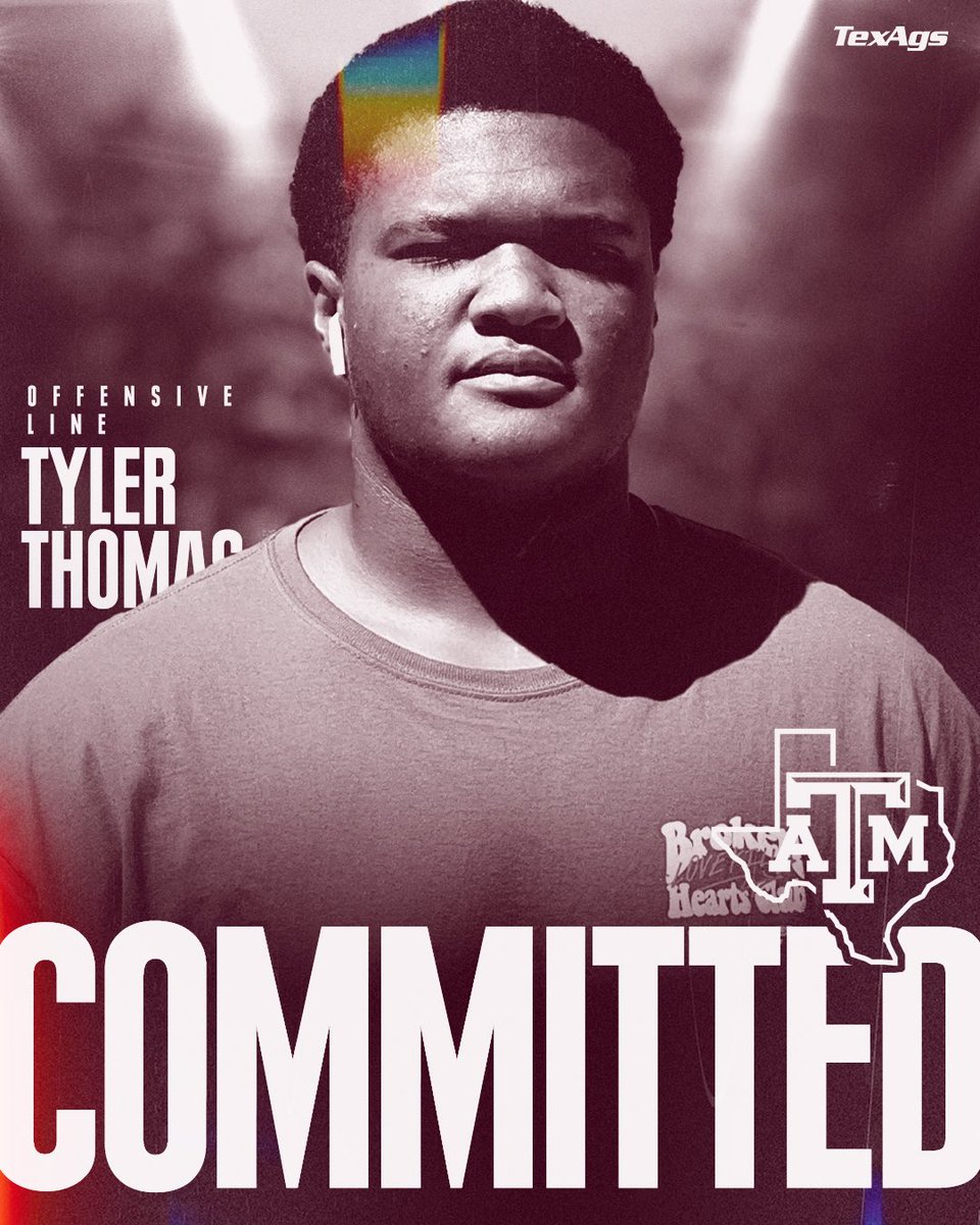 More Maroon muscle 💪 courtesy of @DickinsonFB Welcome to Aggieland, @TThomas06x 👍