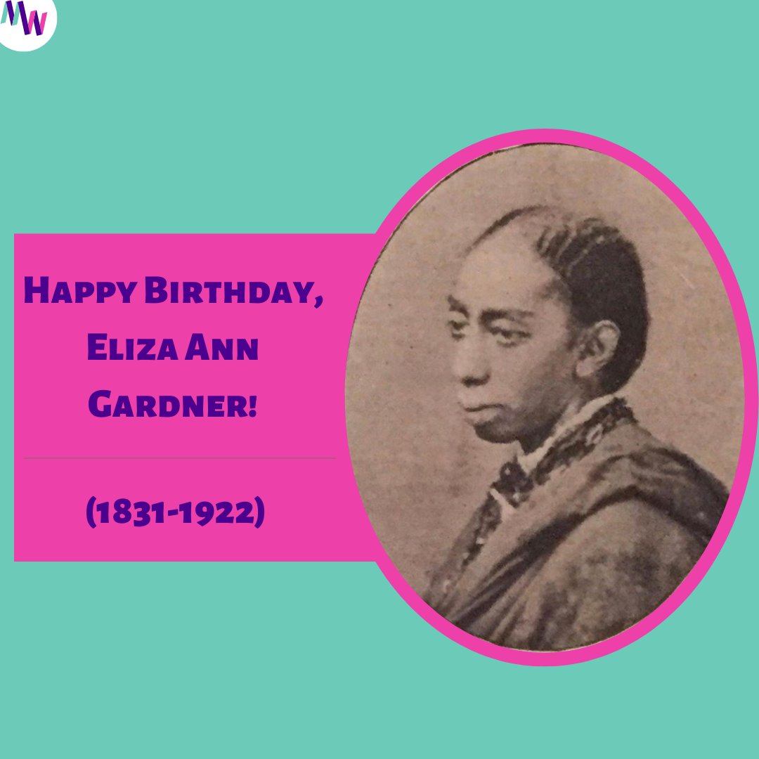 HBD Eliza Ann Gardner (1831-1922), abolitionist & women’s movement leader from @CityOfBoston! Founding member of the Woman’s Era Club. Helped organize the 1st National Conference for Colored Women in America (1895) and served as the convention’s chaplain! bit.ly/3Ralycn