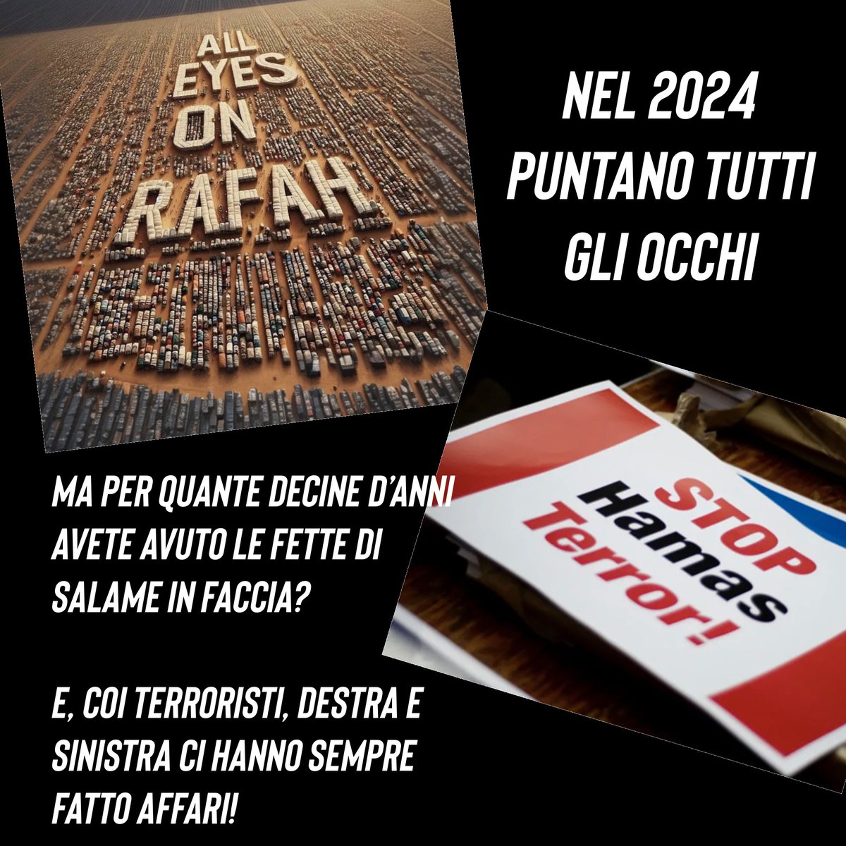 #bastaguerra
#stopwar ovunque.
Però non facciamoci prendere in giro che tra #russia e #ucraina, come tra #israele e #palestina, sono decenni che si combatte senza coscienza!
#sveglia #vergogna!