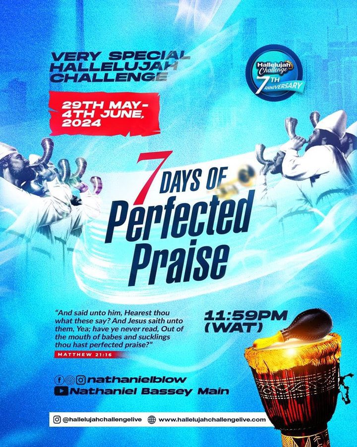 I believe in the power of Hallelujah challenge. I have gotten my miracles and blessings.

I plead with everyone to please try and join this 7 days of Perfected Praise🥹. 

#hallelujahchallenge 
#weshallbethere