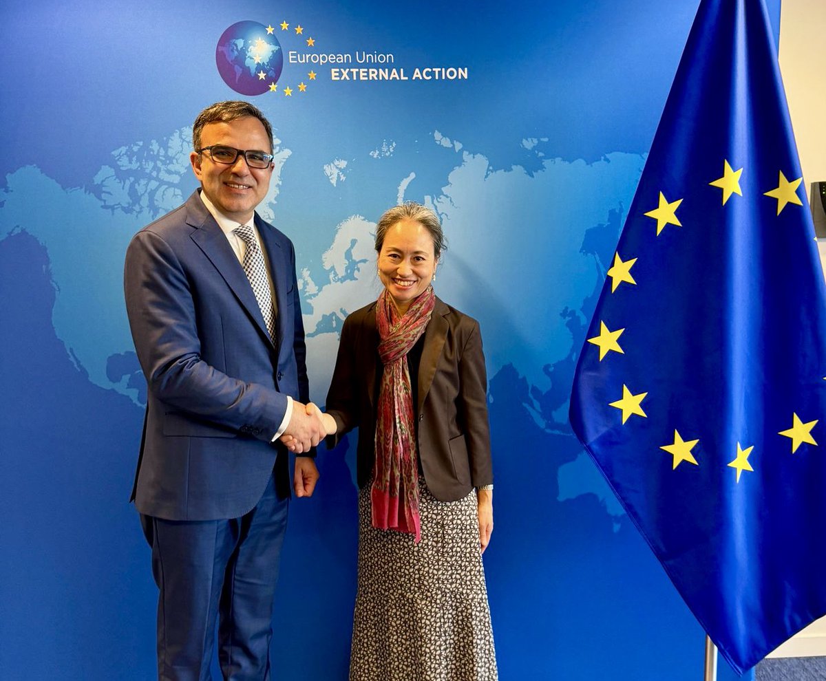 A pleasure to meet again with @EU_EEAS's Cosmin Dobran, this time in Brussels.   

@UNDP & #EU collaboration on #stabilization & prevention is critical. We are committed to enhancing cooperation in these areas.