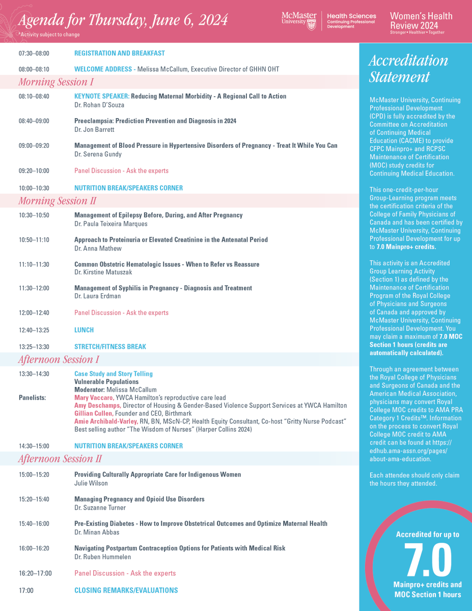 Continuing Professional Development, McMaster U (@mcmastercpd) on Twitter photo @WHRCPD is excited to present its Case Study + Story Telling- Vulnerable Populations panellists on June 6!
Amie Archibald-Varley @AmieVarleyAmie @GrittyNurse.
Gillian Cullen <a href="/GillTheDoula/">Gillian Cullen (she/they)</a> @birthmark_doula.
Amy Deschamps & Mary Vaccaro <a href="/ymcahbb/">YMCA Hamilton | Burlington | Brantford</a>.
Register cpd.healthsci.mcmaster.ca/whr24 @WHRCPD is excited to present its Case Study + Story Telling- Vulnerable Populations panellists on June 6!
Amie Archibald-Varley @AmieVarleyAmie @GrittyNurse.
Gillian Cullen <a href="/GillTheDoula/">Gillian Cullen (she/they)</a> @birthmark_doula.
Amy Deschamps & Mary Vaccaro <a href="/ymcahbb/">YMCA Hamilton | Burlington | Brantford</a>.
Register cpd.healthsci.mcmaster.ca/whr24