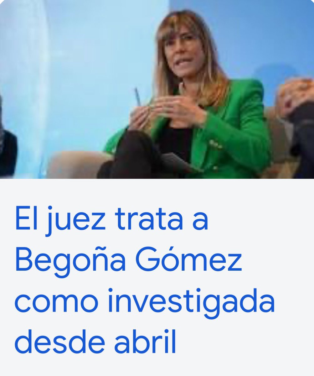 Vergoña líderesa 
Presidenta de gobierno 
Begoña Gómez 

Sin rastro en #laNoche24h