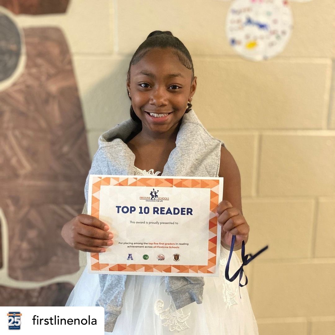 We’re sending a BIG congratulations to the now 1st grade scholars of FirstLine Schools on their Kindergarten Graduation!💫🤩 We’re so proud of you! #ScholarSuccess #NOLAPS • • • Congratulations to all of our Kindergarten scholars at #FirstLine Schools who have recently been