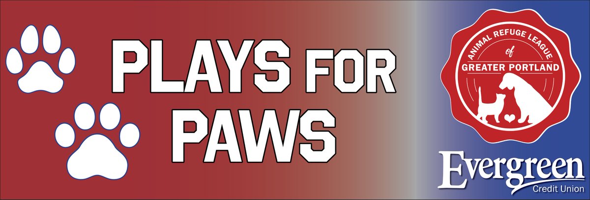 This season @Evergreen_CU is donating $10 for every hit ($25 for a HR) the 5th batter gets at home to the @ARLGPme. In August that resulted in a $180 donation, bringing the season total to $230. #PlaysForPaws