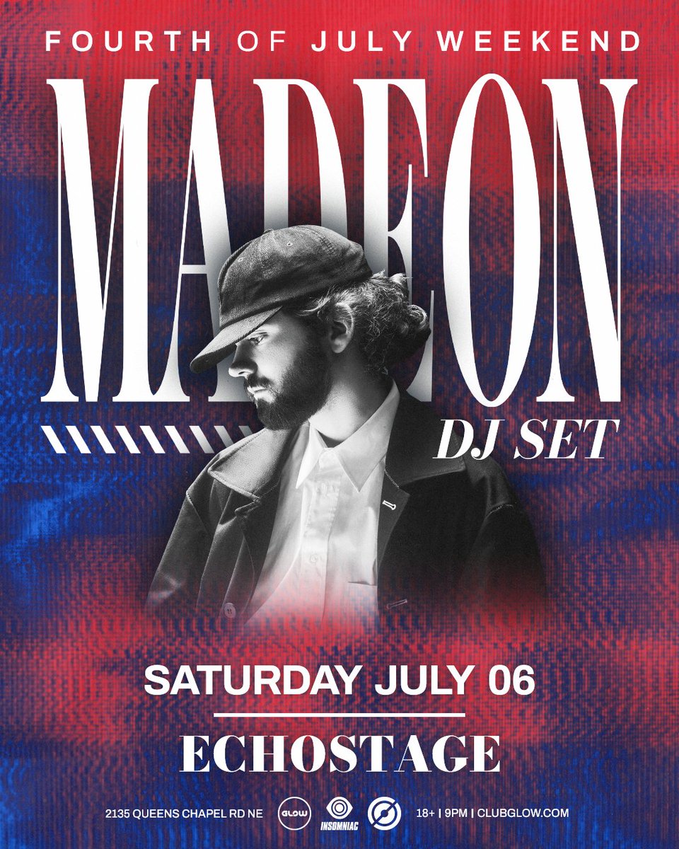 Grammy-nominated musician @madeon makes his way back to #Echostage to explore his 𝐆𝐚𝐩 𝐘𝐞𝐚𝐫.💫 Catch him experimenting with his DJ set on Saturday, July 6th.✨ Tickets on sale now → bit.ly/MADEON24