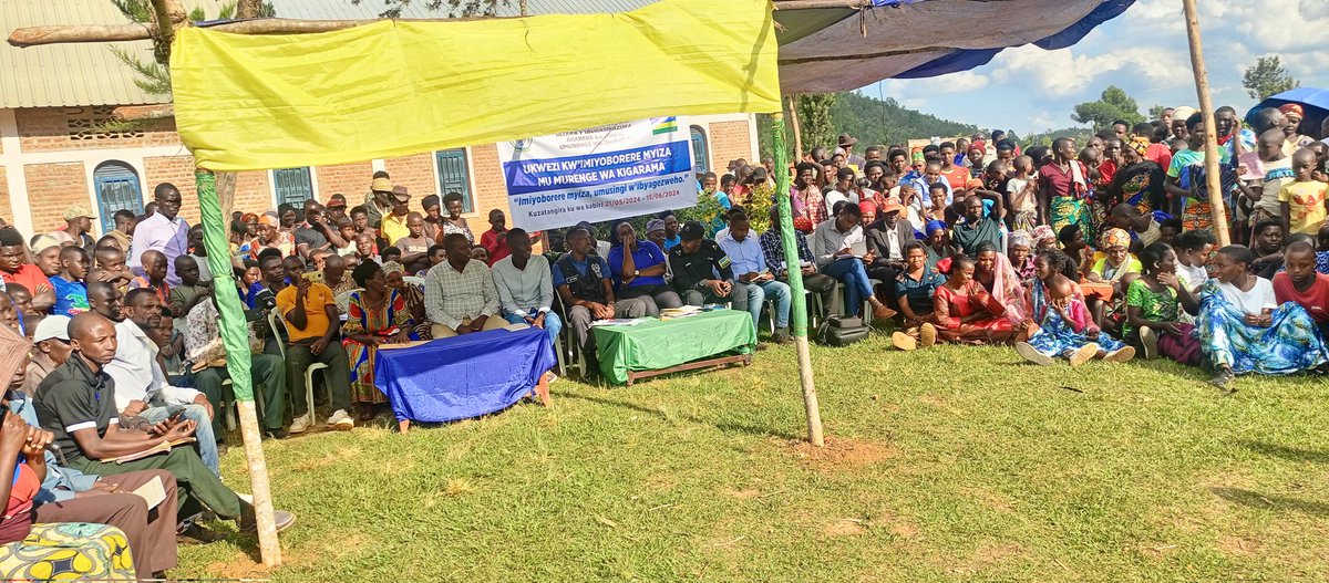 Mu Murenge wa kigarama twakomeje gahunda yo kwegera no gukemura ibibazo by'abaturage byahujwe n'inteko z'abaturage binyuze mun marushanwa y'imiyoborere myiza yateguwe n'ubuyobozi b w'umurenge wa kigarama