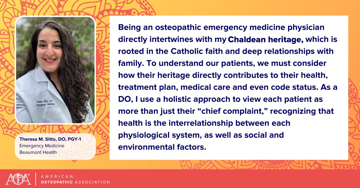 The AOA celebrates the tremendous contributions of Asian American, Native Hawaiian and Pacific Islander osteopathic physicians, medical students and researchers in the medical field. Let's unite in celebrating diversity and advocating for inclusivity in healthcare.