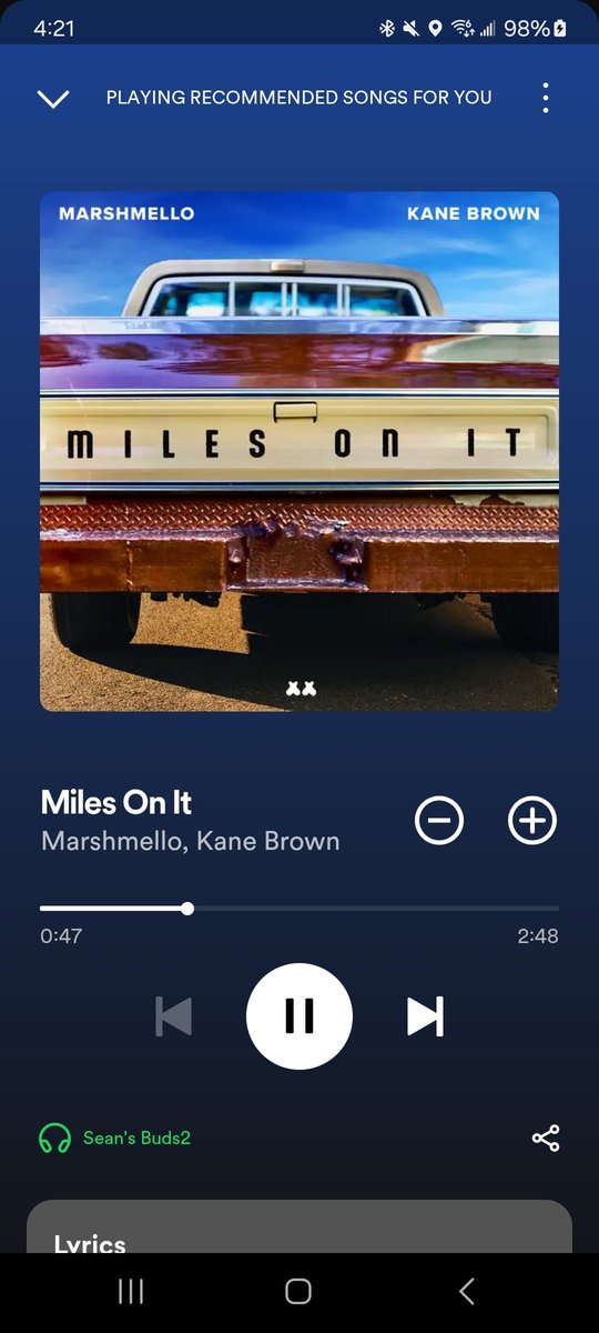 One of my favorite vibes!! @kanebrown and @marshmello  killed it with this song!