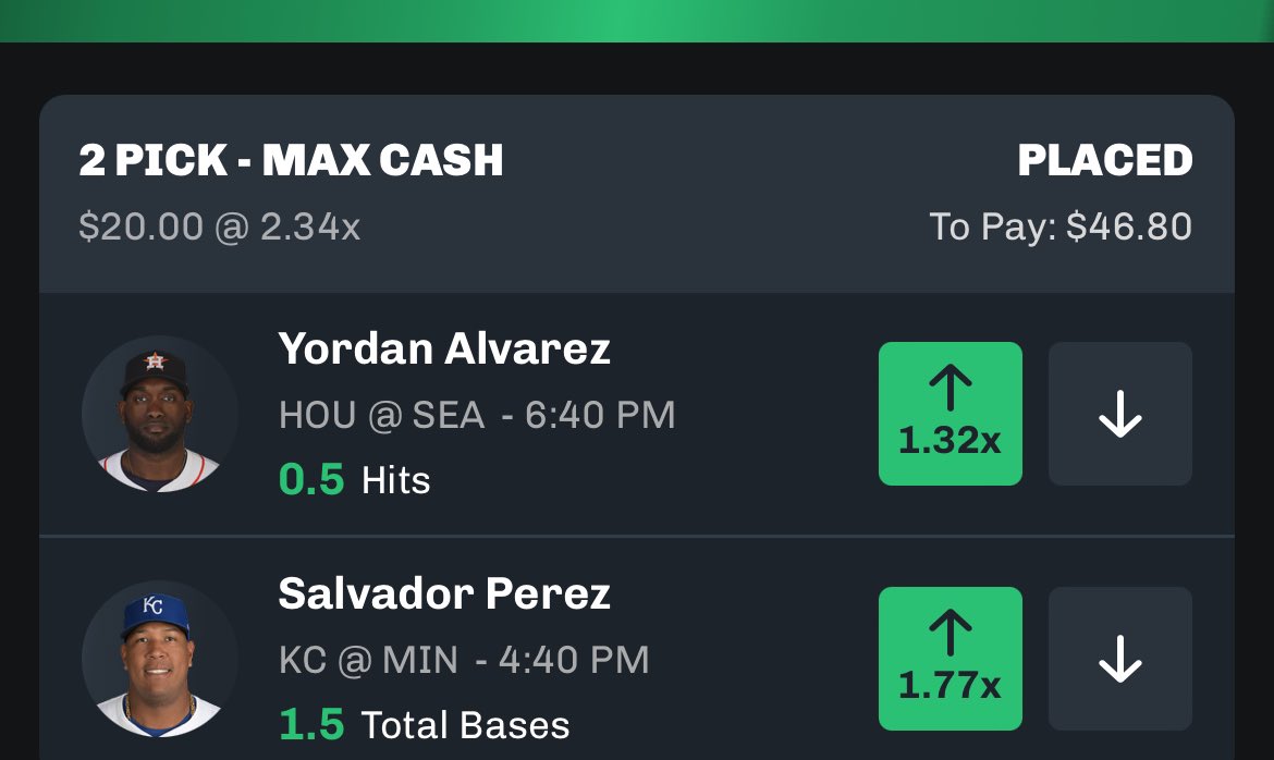 joseph_picks's tweet photo. MLB Slip I’m running for tonight ! BOL IF TAILING 🤞🏽
#SleeperApp #POTD #UnderDog #PrizePicks #SleeperPicks #Fliff #Fanduel #DraftKings #BetMGM #MLBProps #Gamblingx #SportsBetting #GamblingLocks #NBA #MLB #MLBPicks #ESPN https://t.co/AsSVuHBYvV