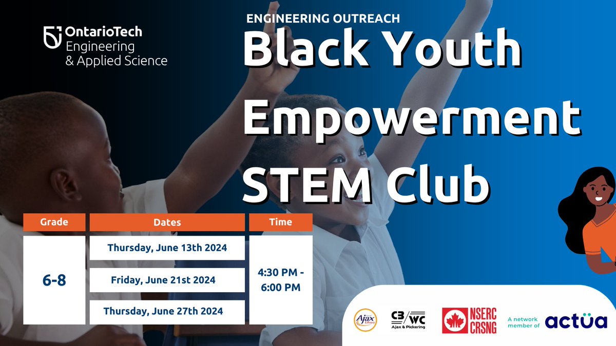 Hey future innovators! 🌟 Join our Black Youth Empowerment STEM Club and dive into the exciting world of STEM with hands-on activities and inspiring mentors. 🚀🔧 Register now and be part of this inspiring adventure! linktr.ee/engineeringout… #STEMeducation #FutureInventors