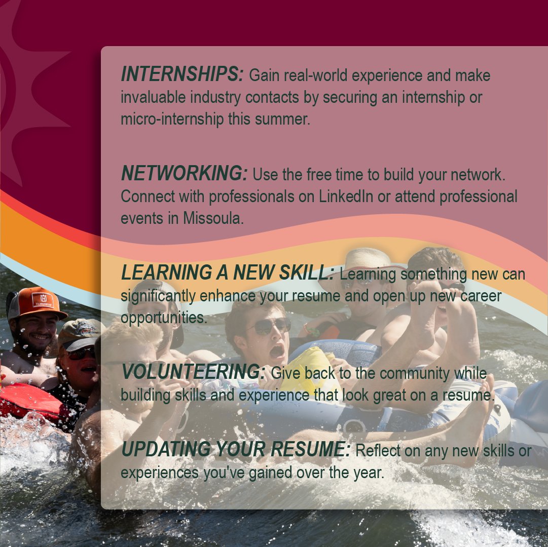 Hey everyone! Summer's not just about fun in the sun—it's also a perfect time to boost your career prospects. Swipe to check out these five tips to make the most out of your break! Let's make this summer count!