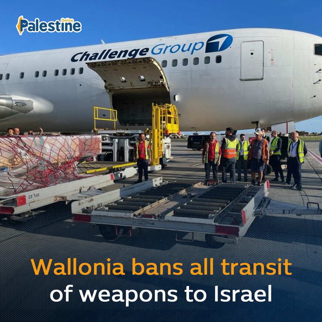 Ve rüzgar tersine döndü! Belçika'nın üç bölgesinden biri olan Wallonia, İsrail'e her türlü silah geçişini yasaklama kararı aldı.