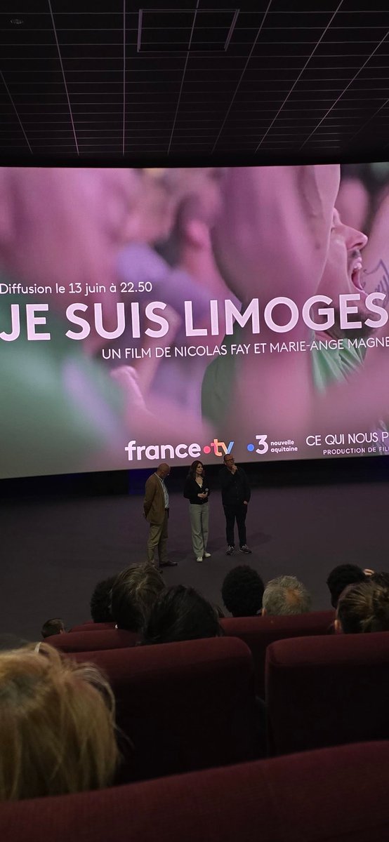 Avant-première du documentaire « Je suis Limoges » de Nicolas Fay et Marie-Ange Magne sur le Limoges CSP  au cinéma Grand Écran Ester