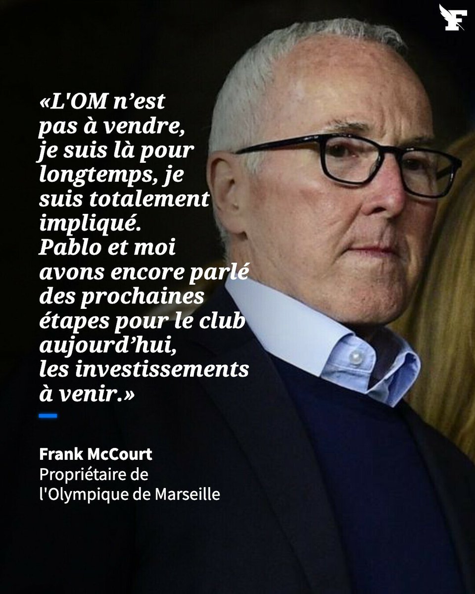 Vente du club, saison ratée, mercato et futur entraîneur… Dans un entretien au Figaro, Franck McCourt, le propriétaire de l'Olympique de Marseille et Pablo Longoria, le président, se confient sur tous les sujets d’actualité du club. → l.lefigaro.fr/IfZ